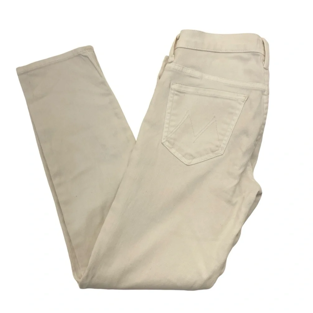 MOTHER The Teaser Jeans 25 White